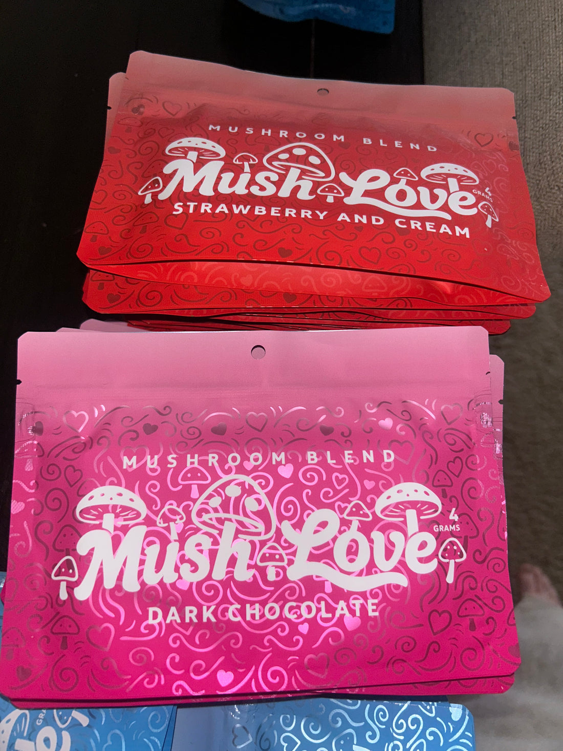 Mush Love – Dark Chocolate Mushroom Chocolate Bar 4g